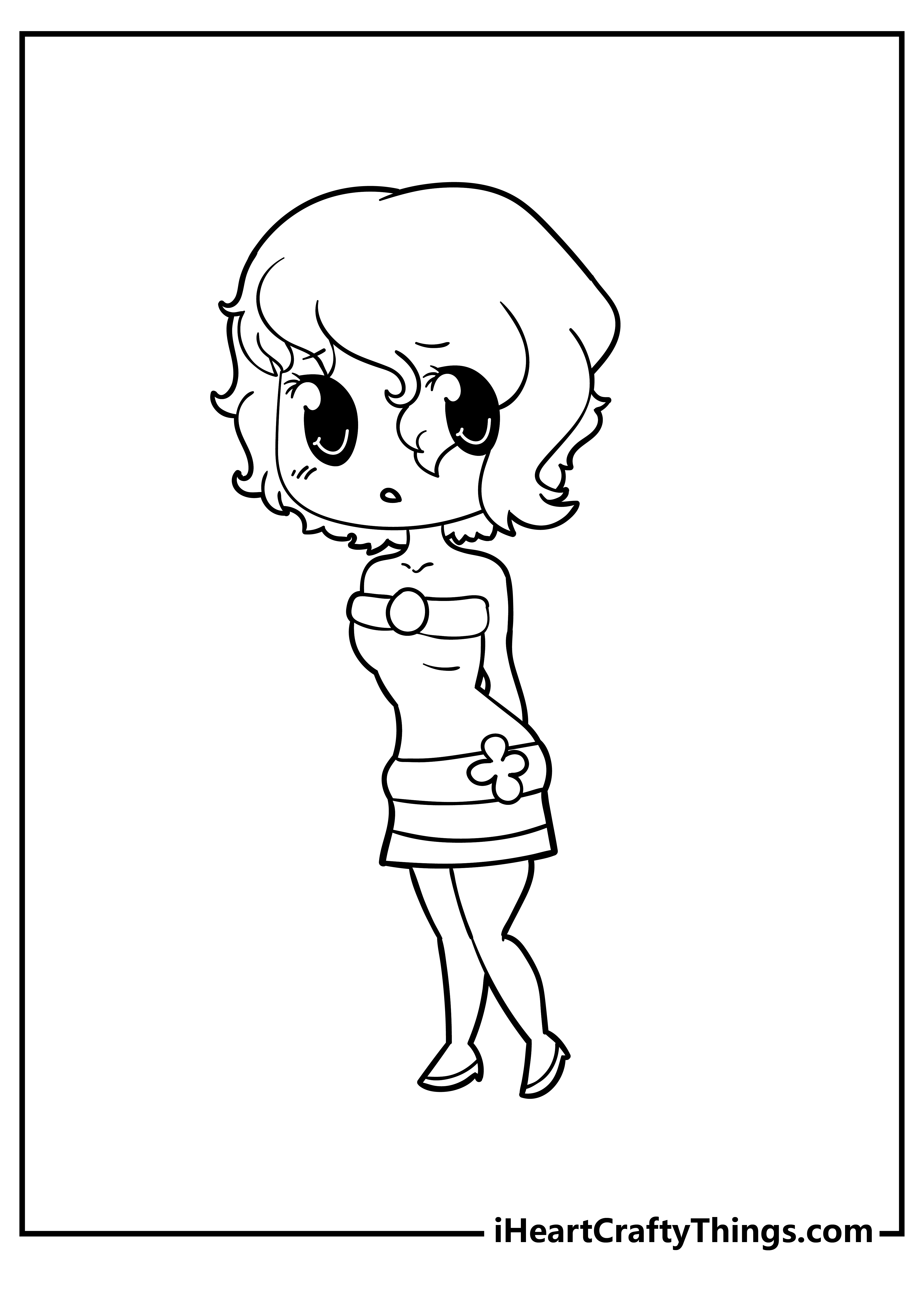 Cute coloring pages for girls free printables