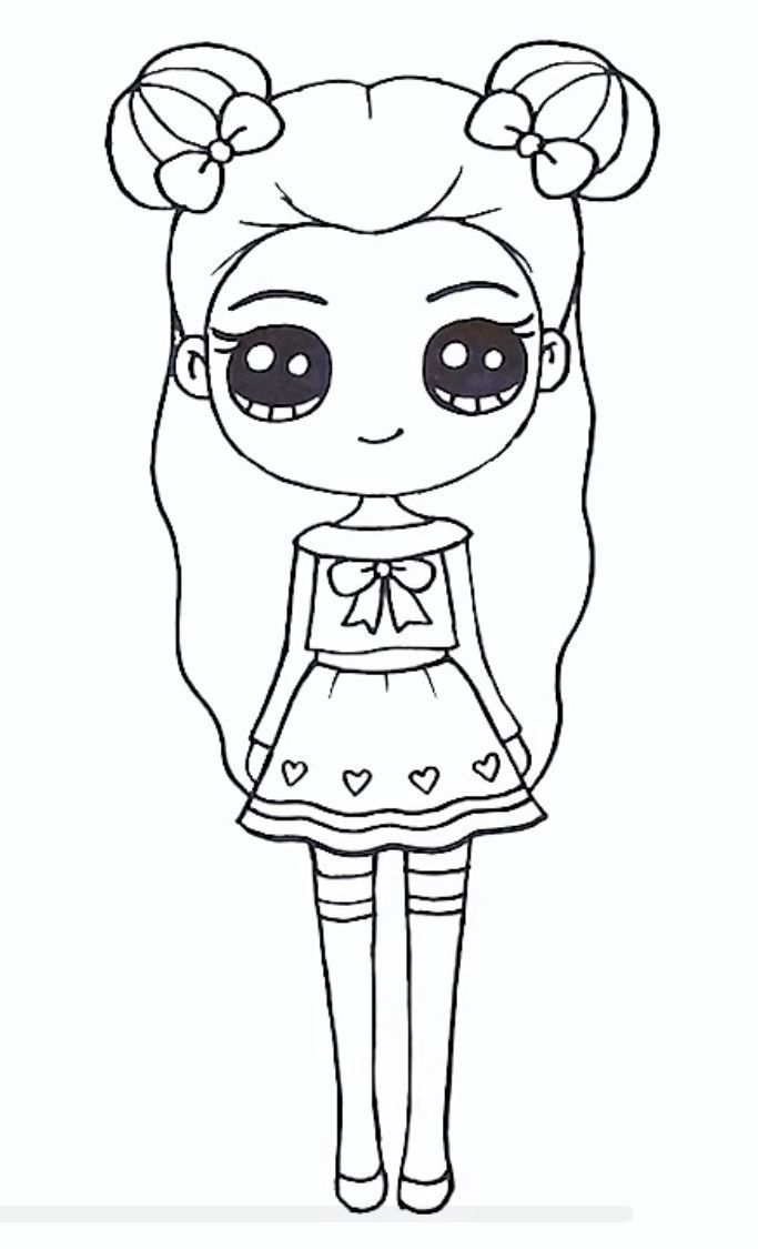 Coloring page bonitos desenhos fãceis desenho de desenho animado desenhos kawaii