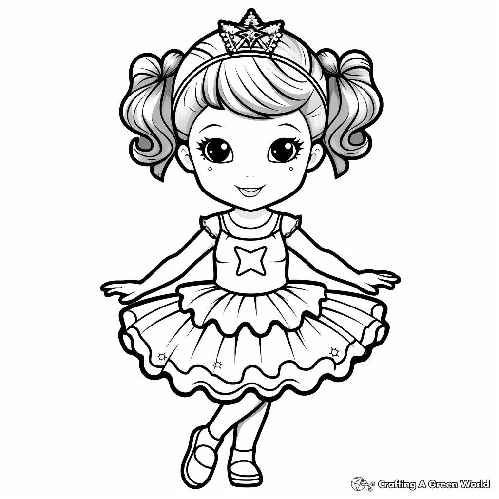 Cute girly coloring pages