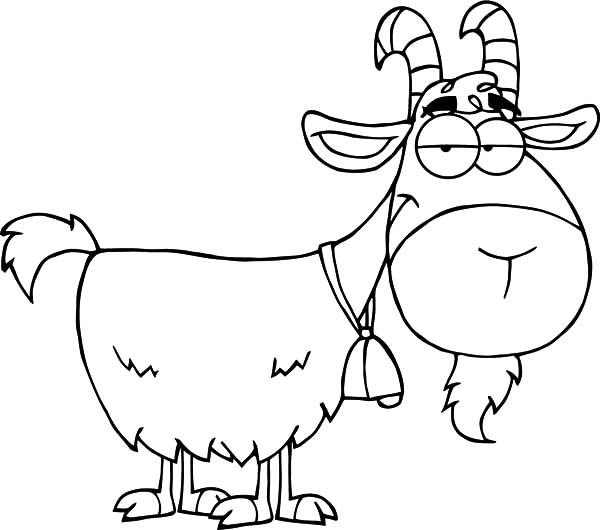 Goat cartoon character coloring pages color luna goat cartoon coloring pages coloring for kids