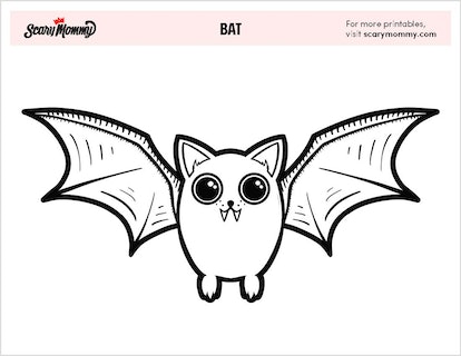 Print out these free bat coloring pages and give fangs for bite ideas