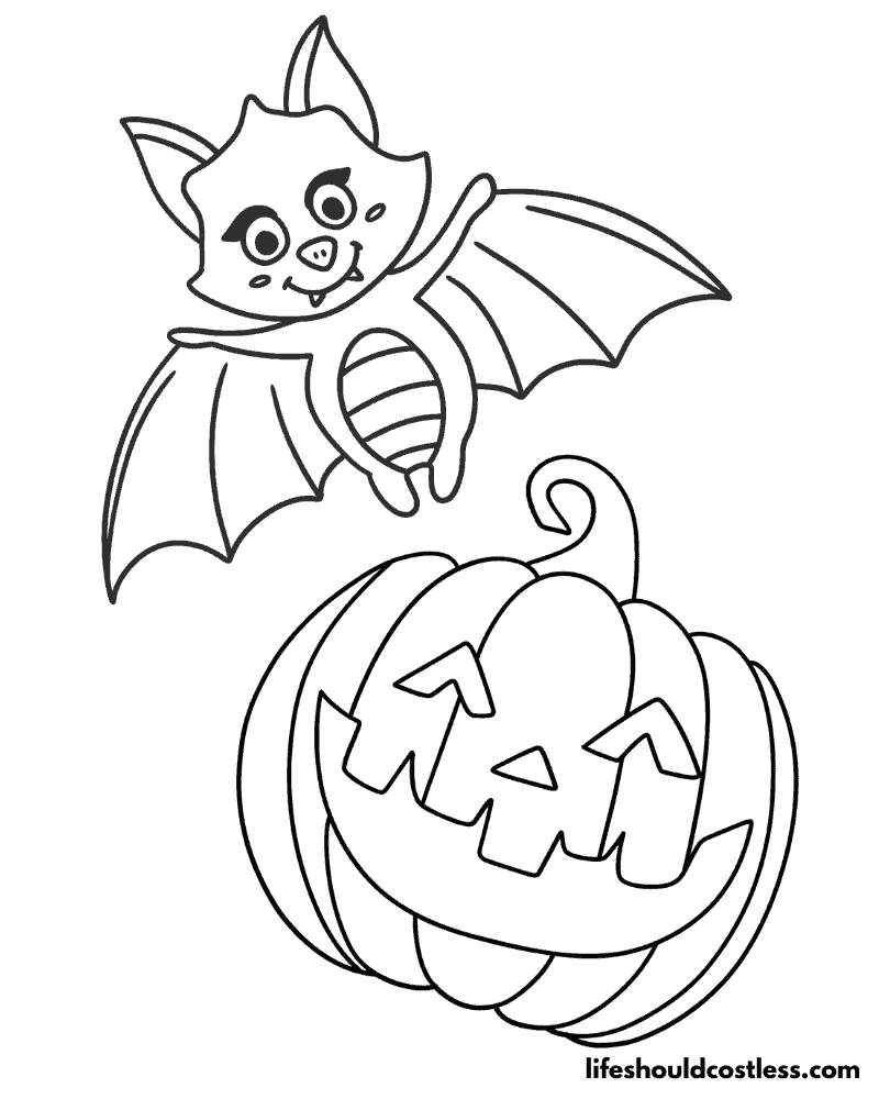 Bat coloring pages free printable pdf templates