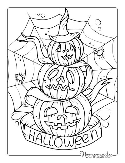 Free pumpkin coloring pages for kids adults halloween coloring pages halloween coloring pages printable monster coloring pages