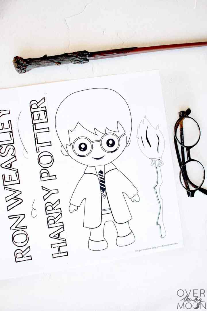 Free harry potter coloring pages