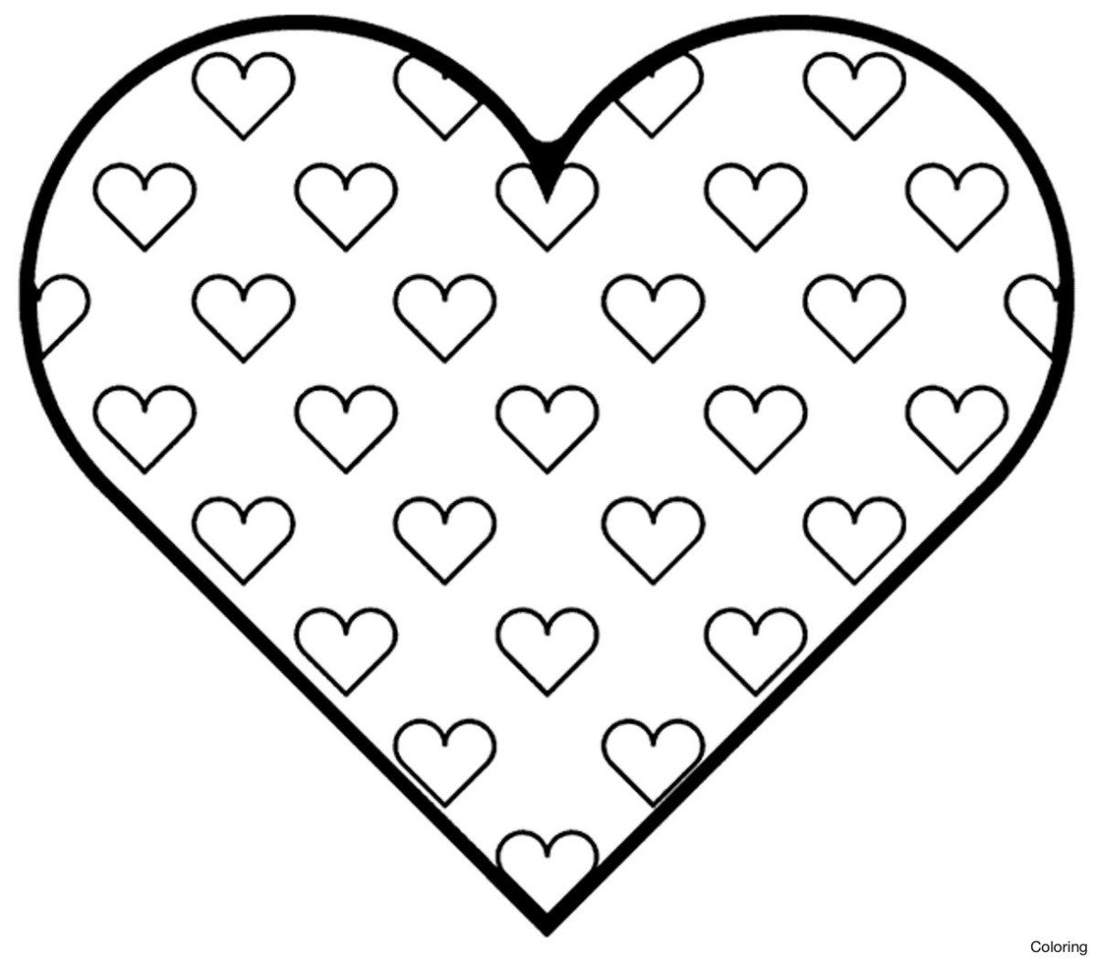 Heart coloring pages for adults heart coloring pages surprising valentine adults with hearts and for