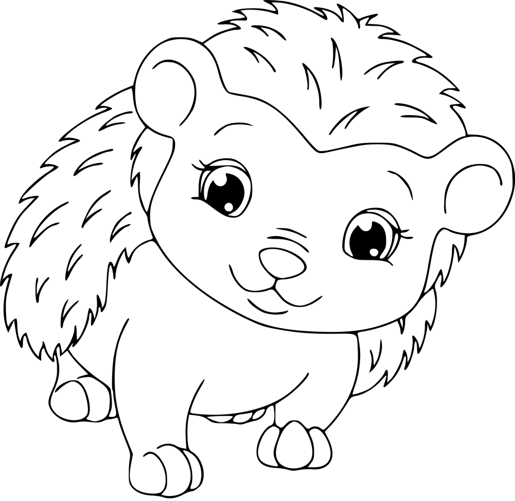 Coloring pages hedgehog coloring pages