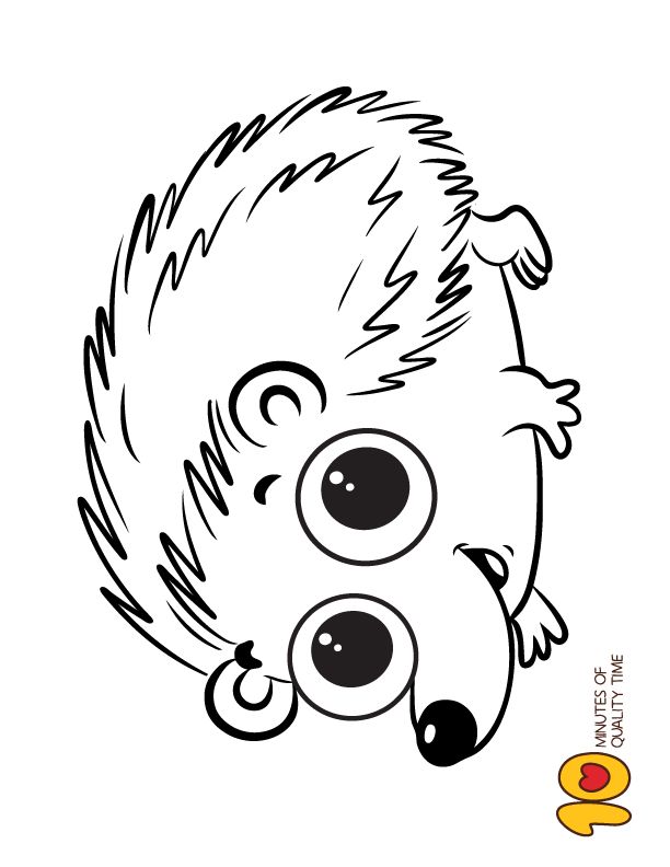 Cute hedgehog coloring page â minutes of quality time bee coloring pages coloring pages cute hedgehog