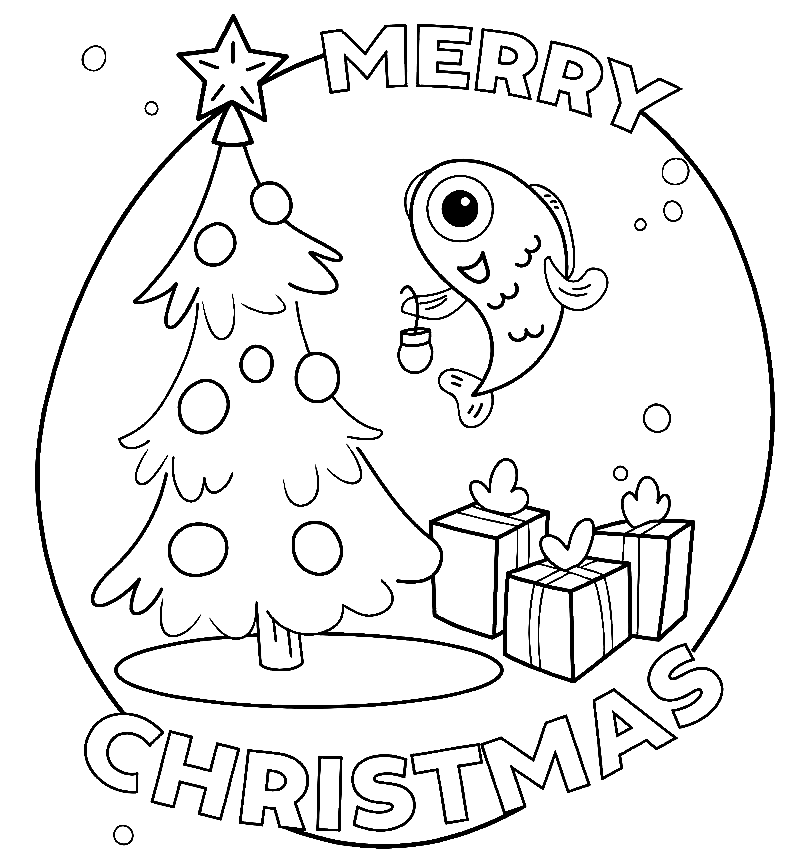 Cute christmas coloring pages printable for free download