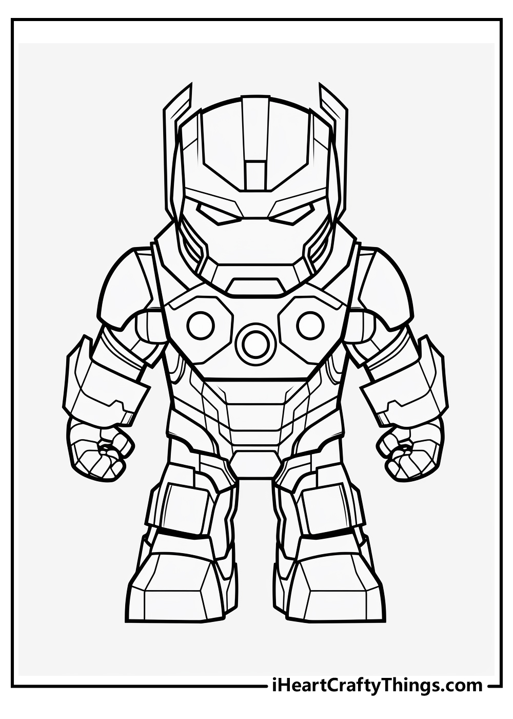 Iron man coloring pages free printables