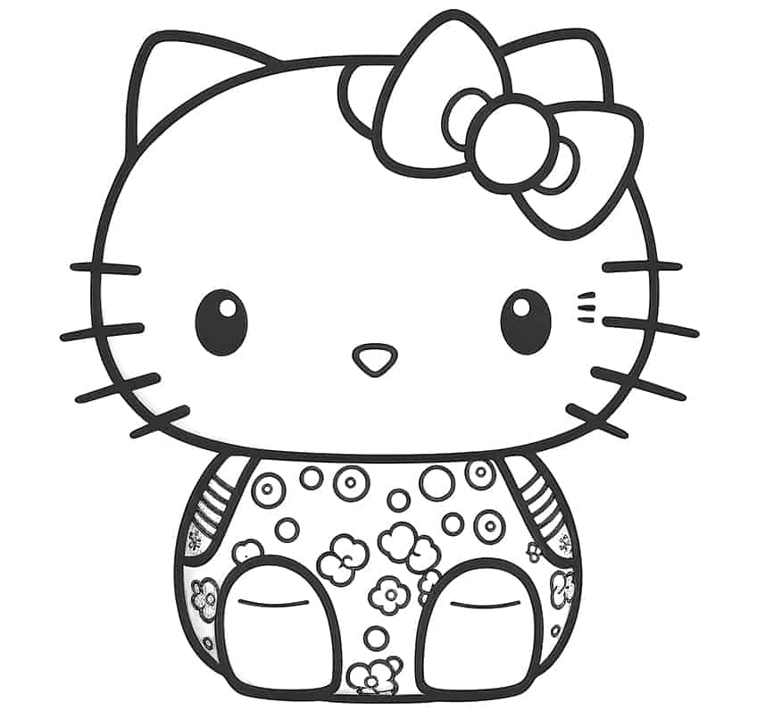 Kawaii coloring pages