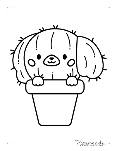 Free cute kawaii coloring pages for kids