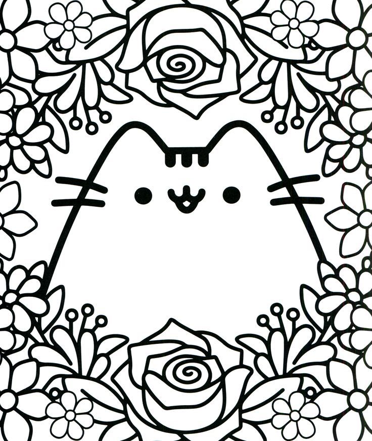 Kawaii coloring pages