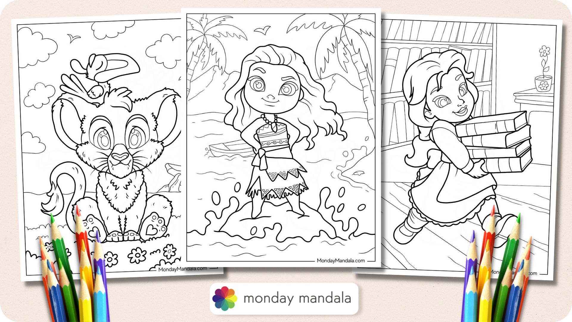 Cute disney coloring pages free pdf printables