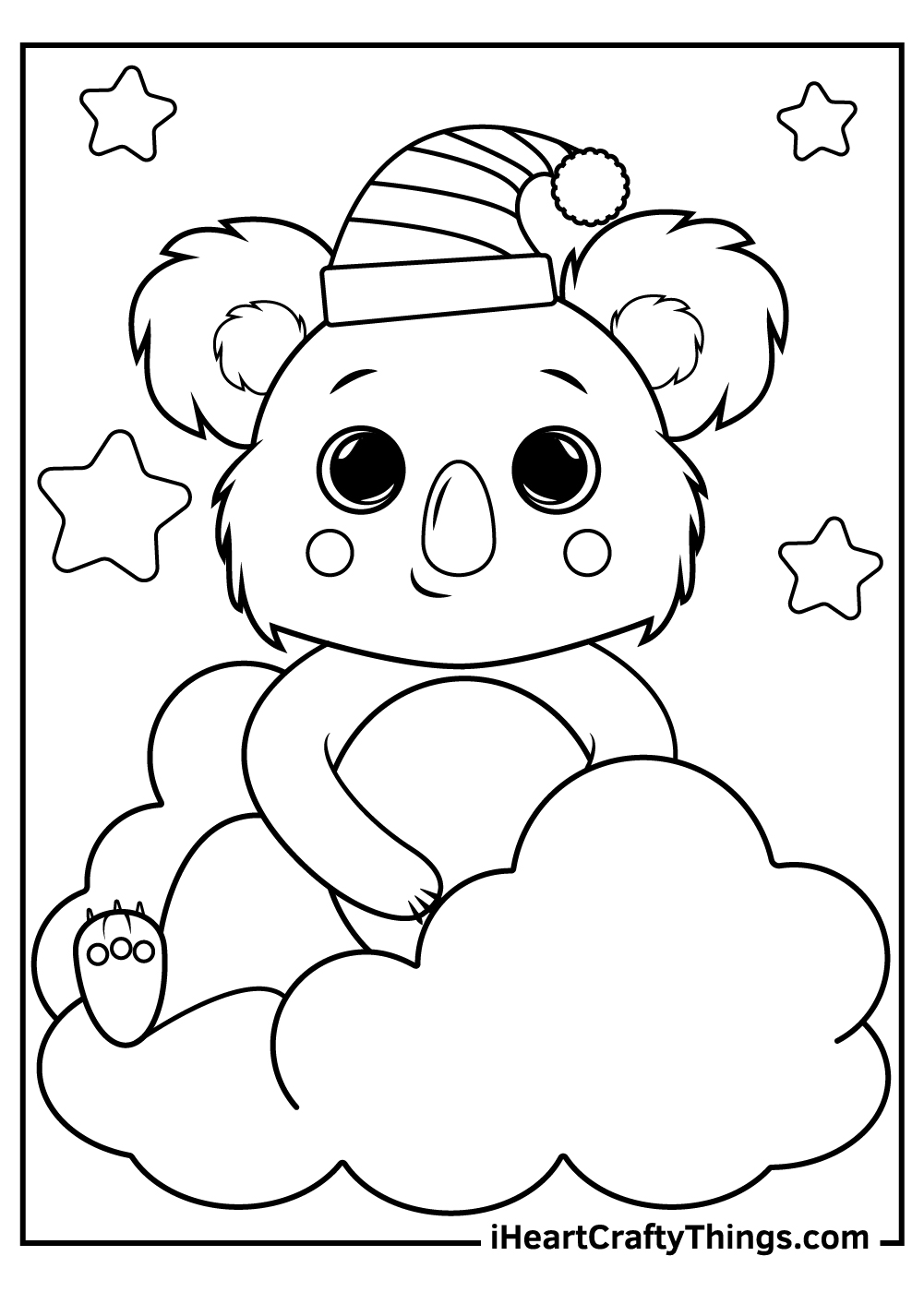 Koalas coloring pages updated