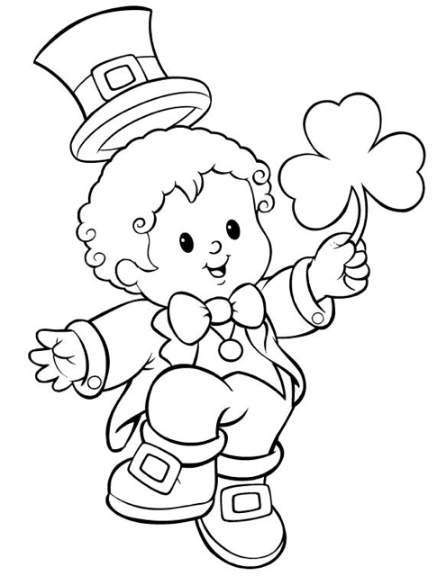 Free st patricks day coloring pages