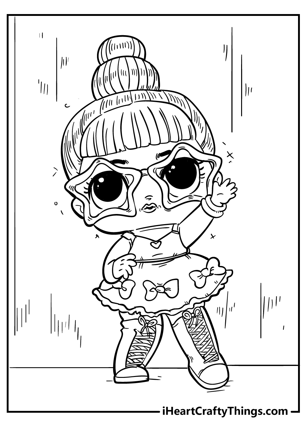 Lol doll coloring pages free printables