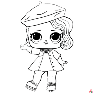 Lol dolls coloring pages cute