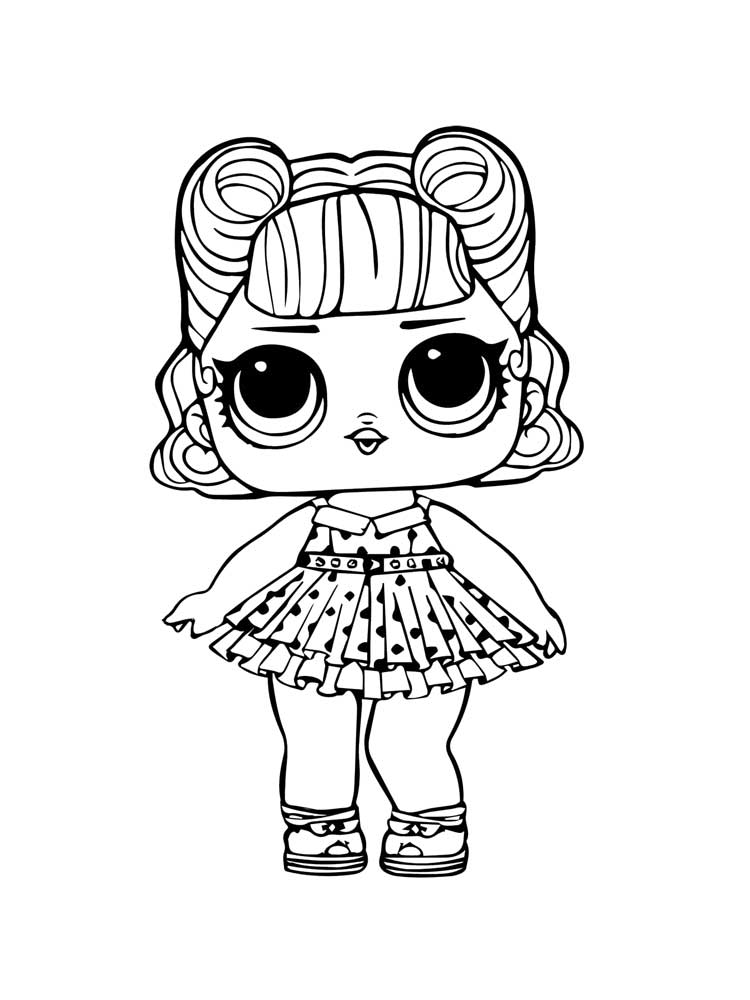 Lol dolls coloring pages