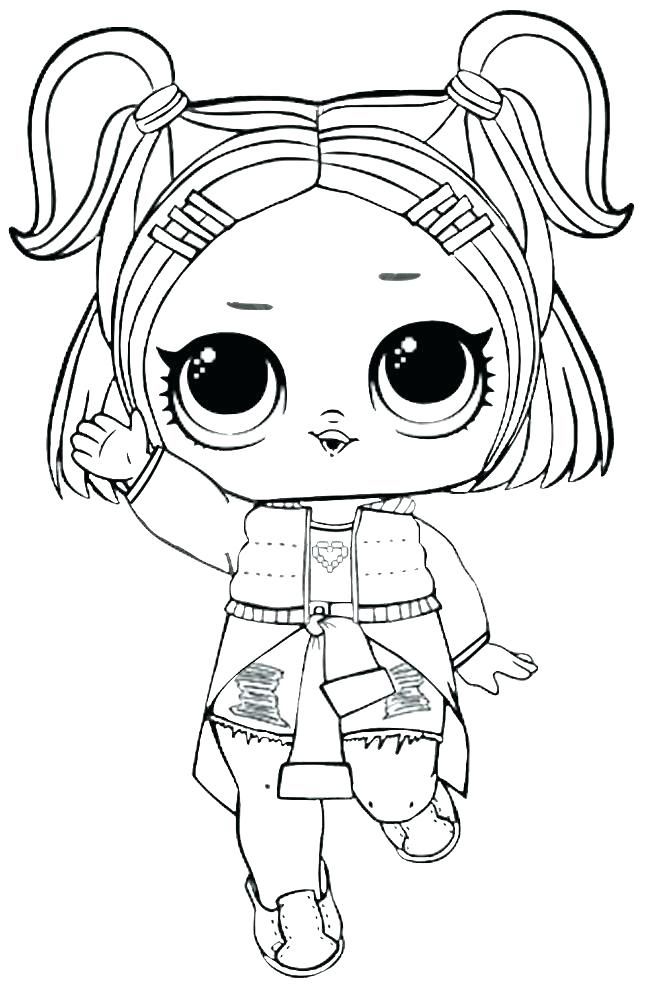 Lol dolls coloring pages