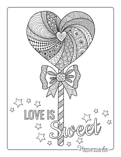 Best heart coloring pages for kids adults