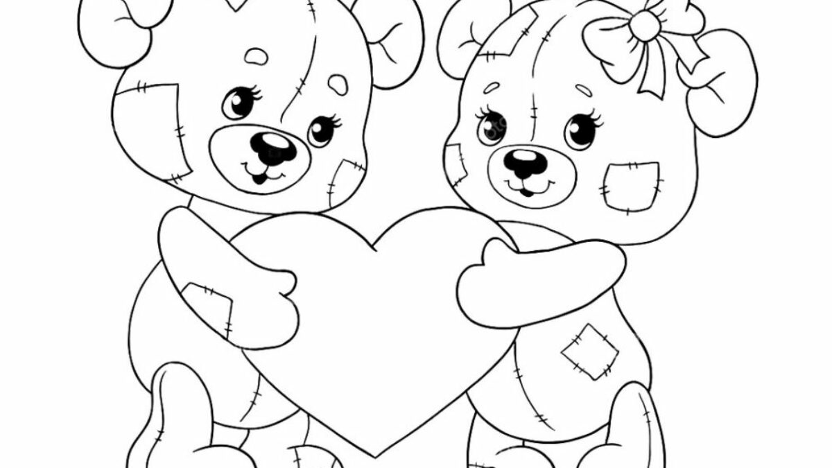 Printable love coloring pages for kids add some lovely colors