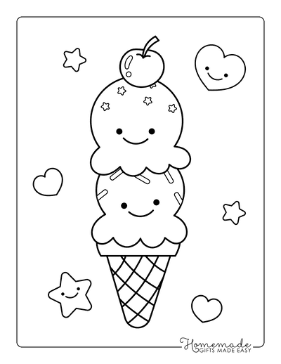 Cute makeup coloring pages