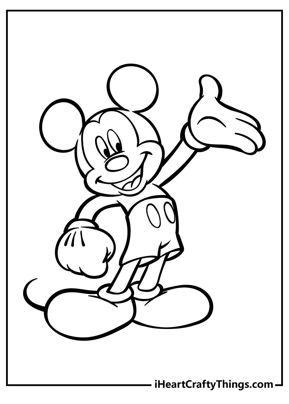 Mickey mouse coloring pages free printables