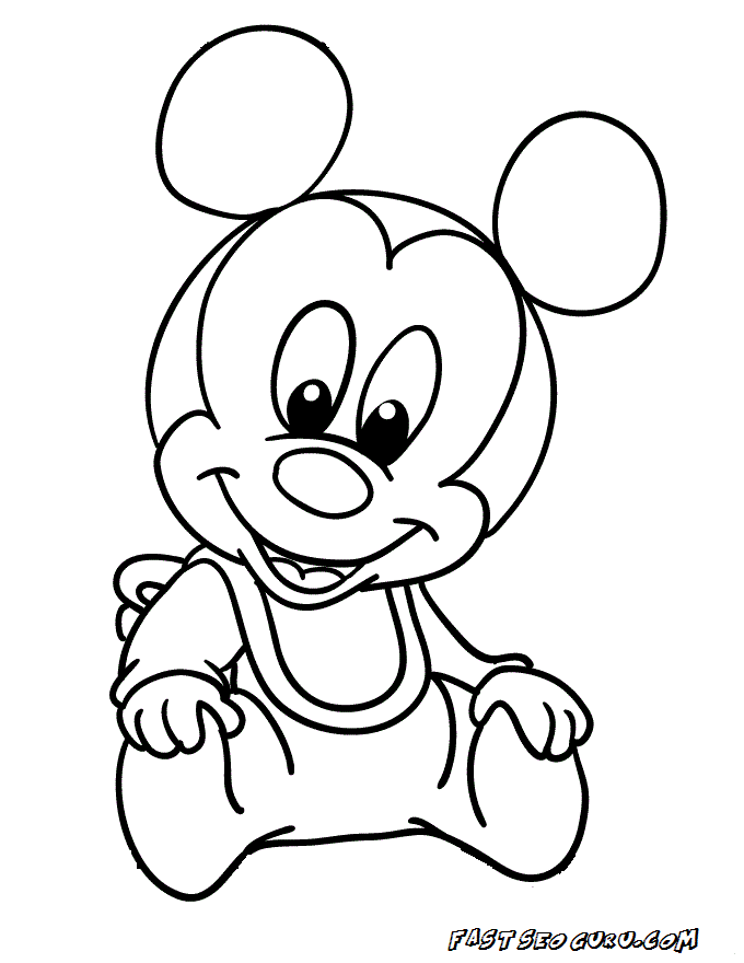 Cute mickey worksheet