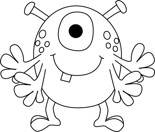 Black and white black and white four arm monster monster coloring pages coloring pages coloring books