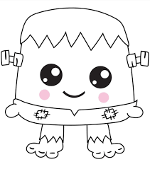 Coloring pages cute monster coloring pages