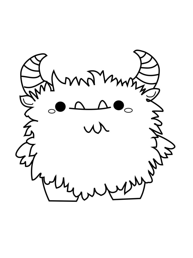 Monster coloring pages