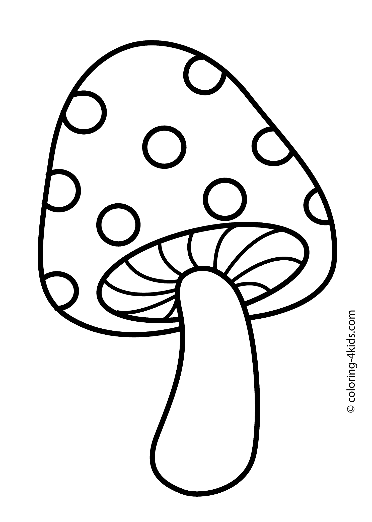 Nature nice mushroom coloring page for kids printable free coloring pages coloring pages for kids free printable coloring pages