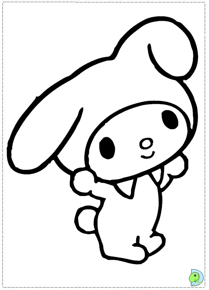 My melody coloring book