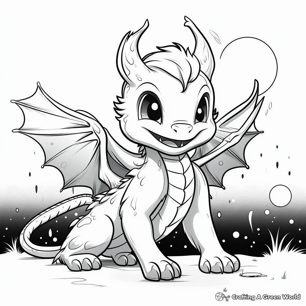 Night fury coloring pages