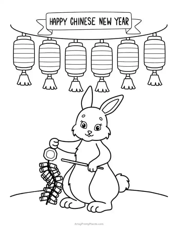 Free new year coloring pages âprintable