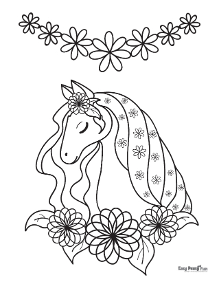 Horse coloring pages