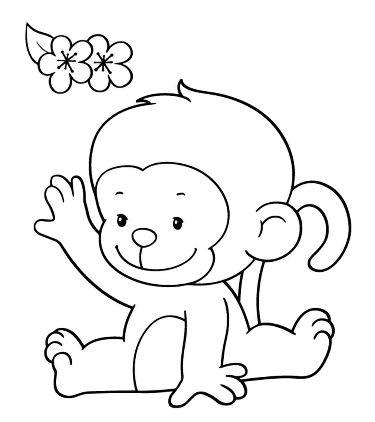 Top free printable monkey coloring pages for kids