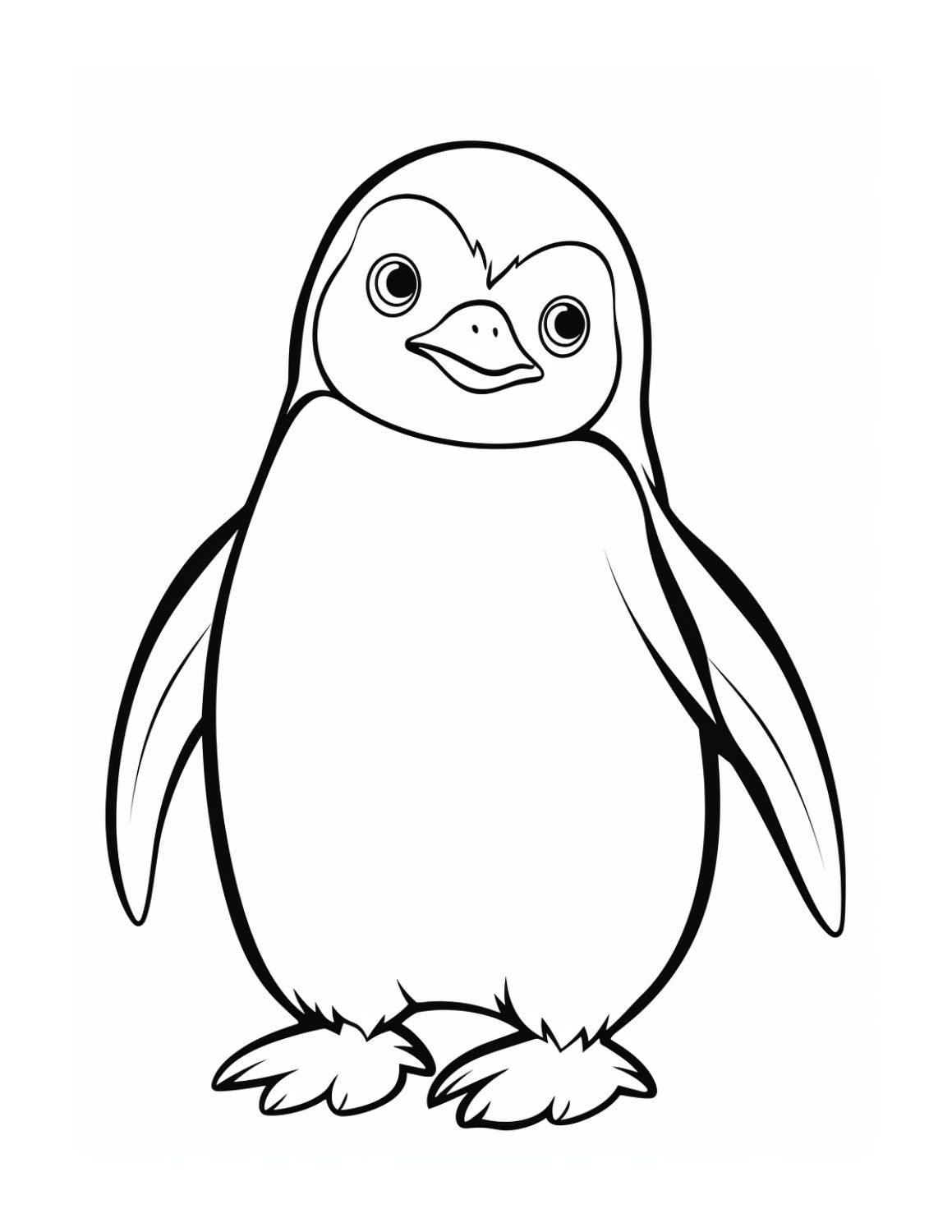 Free printable penguin coloring pages for kids skip to my lou