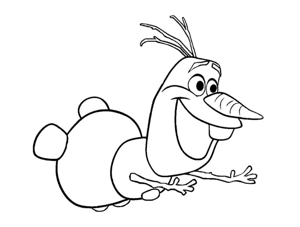 Frozens olaf coloring pages