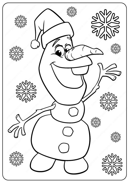 Free printable frozen olaf coloring pages printable christmas coloring pages frozen coloring pages elsa coloring pages