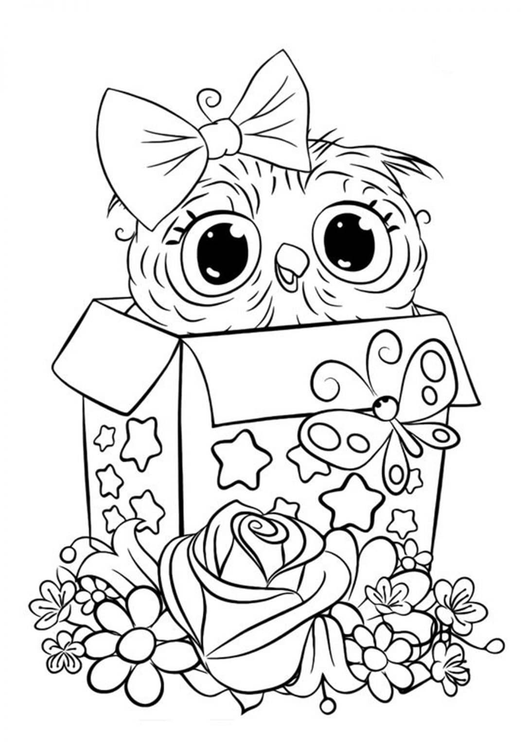 Free easy to print owl coloring pages owl coloring pages cute coloring pages animal coloring books