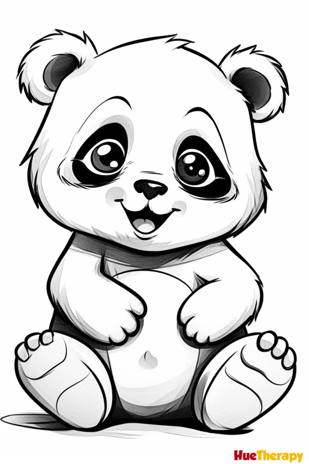 Free printable panda coloring pages for kids easy animal drawings cartoon drawings panda coloring pages