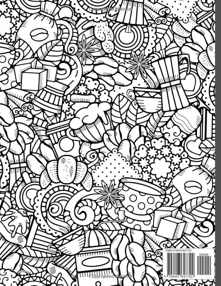 Playful patterns coloring book cute and fun doodles x inch doodles patterns of animals shapes abstracts hearts floral more for kids teens and adults family