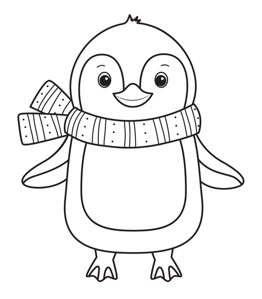 Adult penguin coloring pages images stock photos d objects vectors