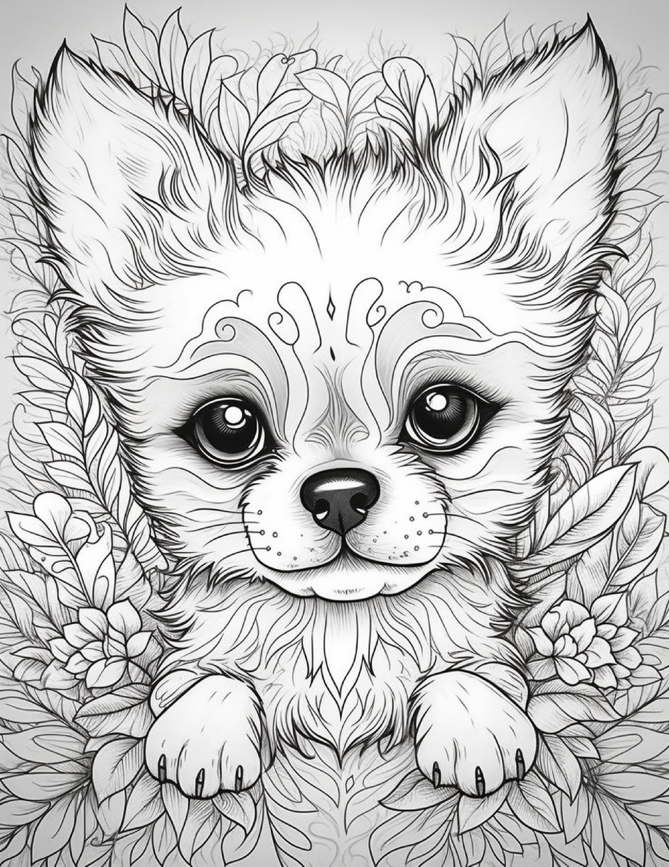 Adult baby animals coloring pages relax and unleash your inner artist