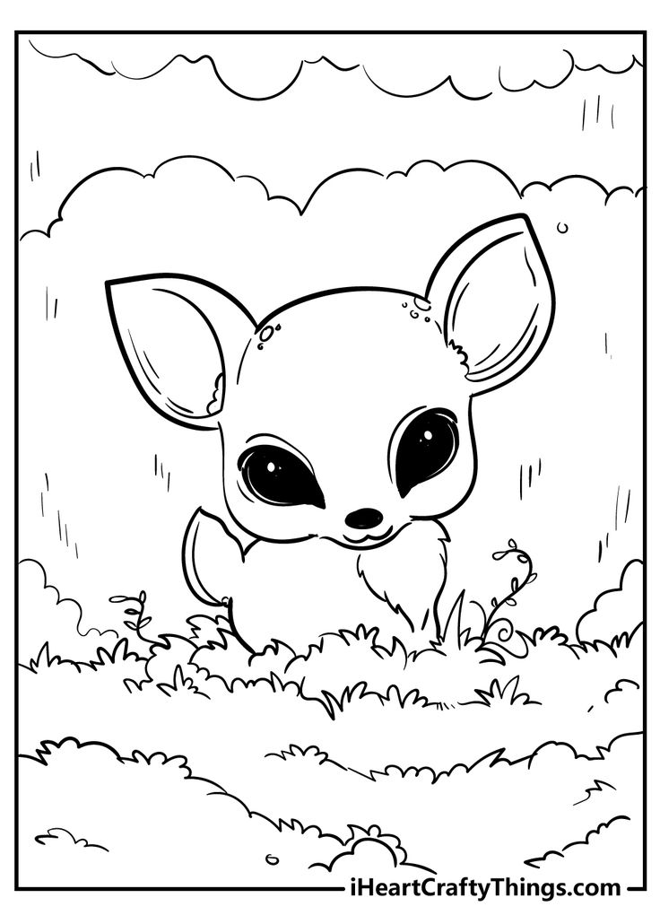 Cute animals coloring pages animal coloring pages chibi coloring pages coloring pages