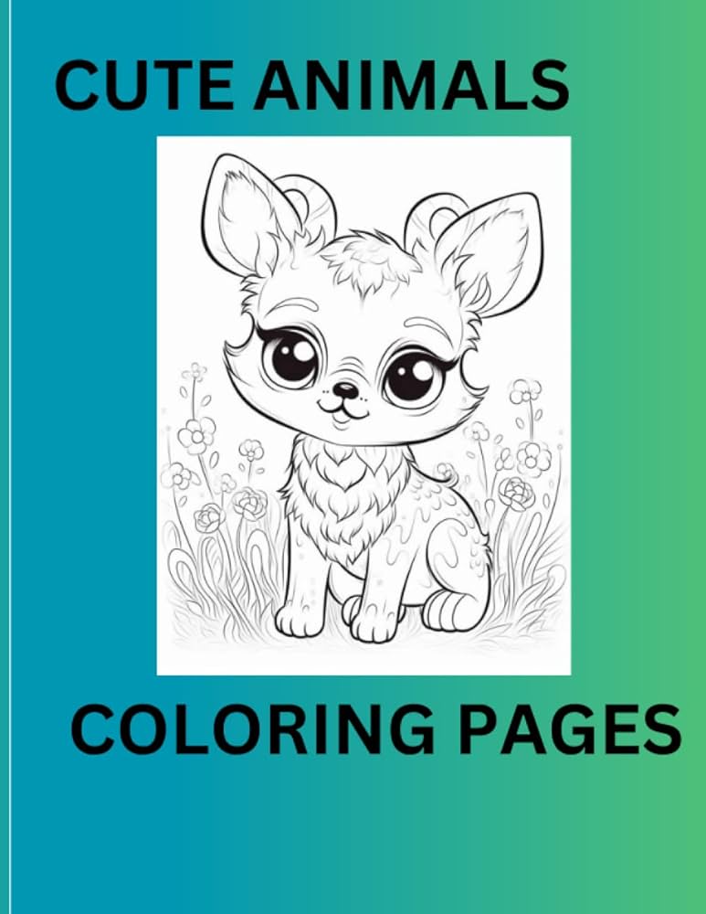 Cute animals coloring pages cute animals for kids