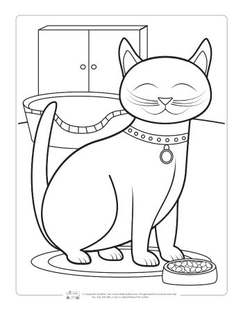 Pets coloring pages for kids