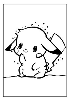 Printable pikachu coloring pages for kids spark creativity and adventure