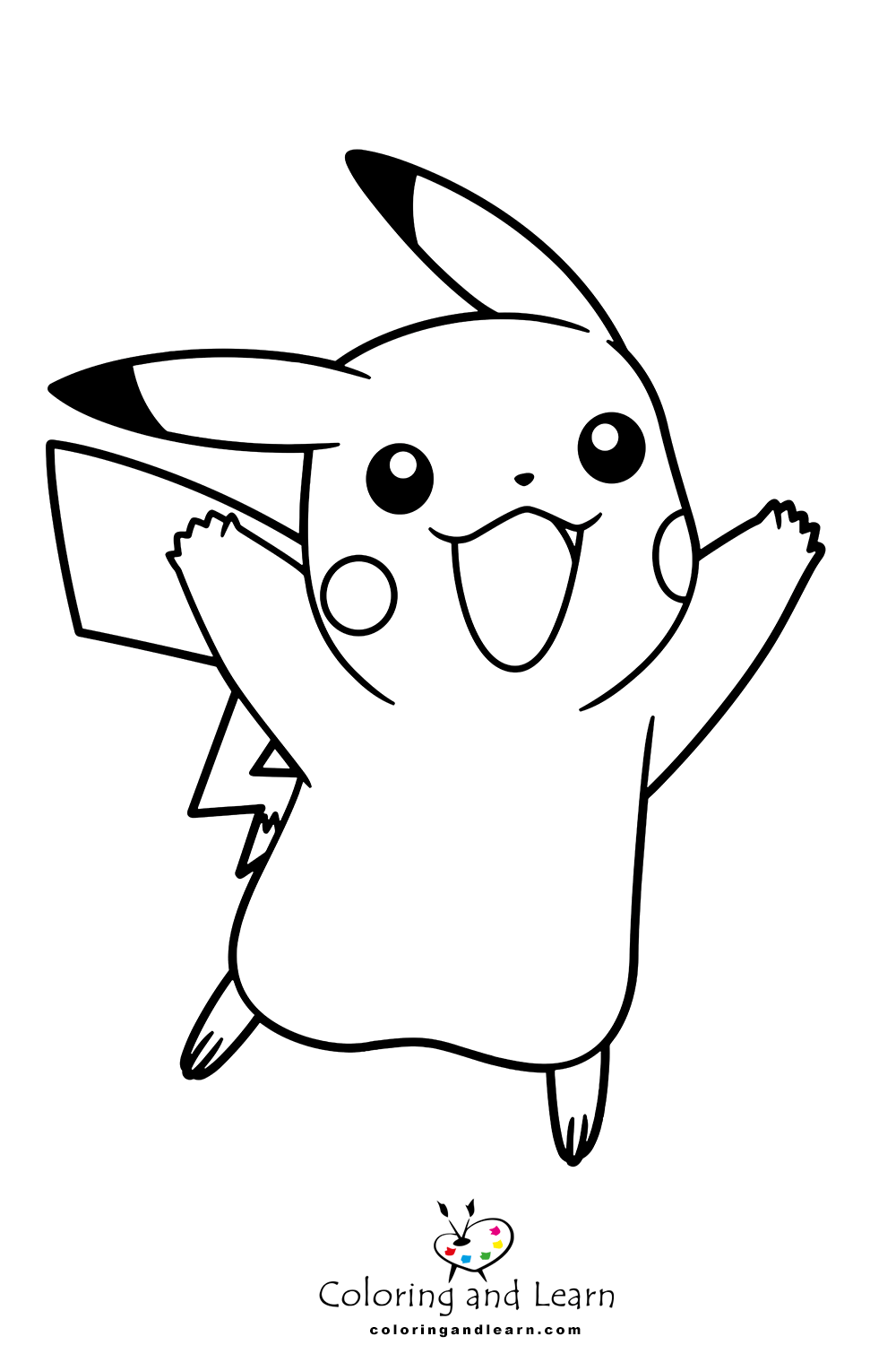 Pikachu coloring pages